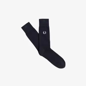 Fred Perry Classic Laurel Wreath Sock Navy, Snow White