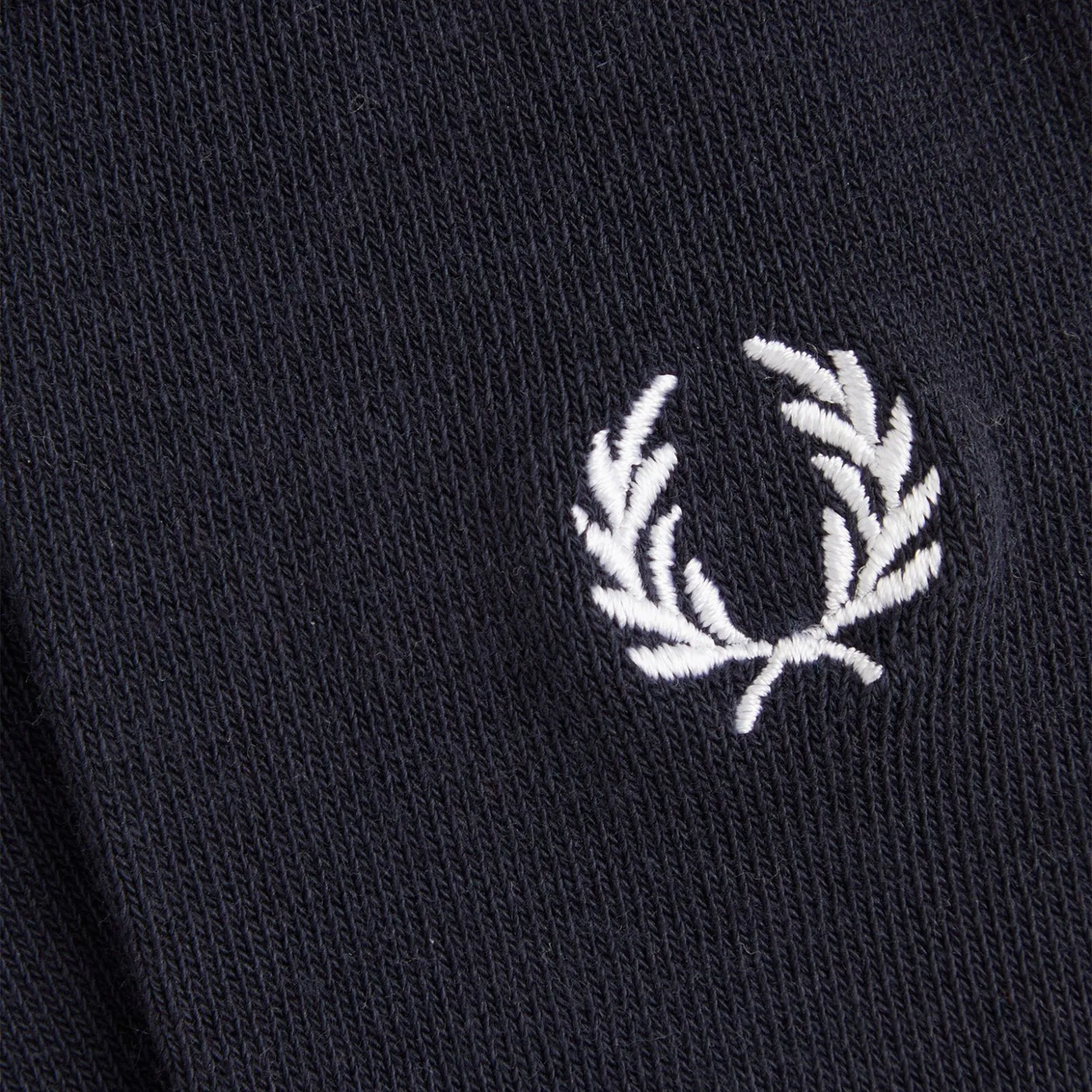 Fred Perry Classic Laurel Wreath Sock Navy, Snow White