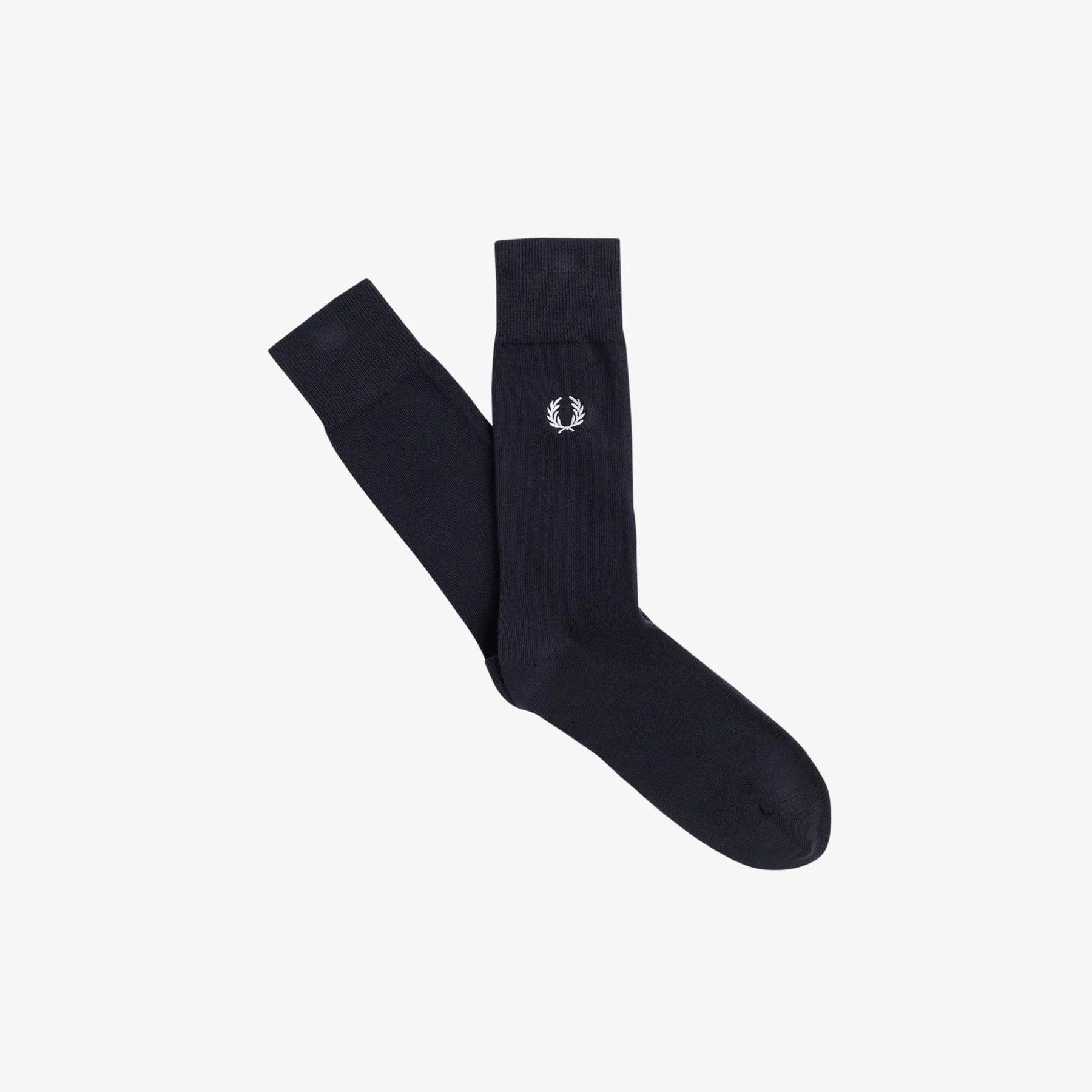 Fred Perry Classic Laurel Wreath Sock Navy, Snow White