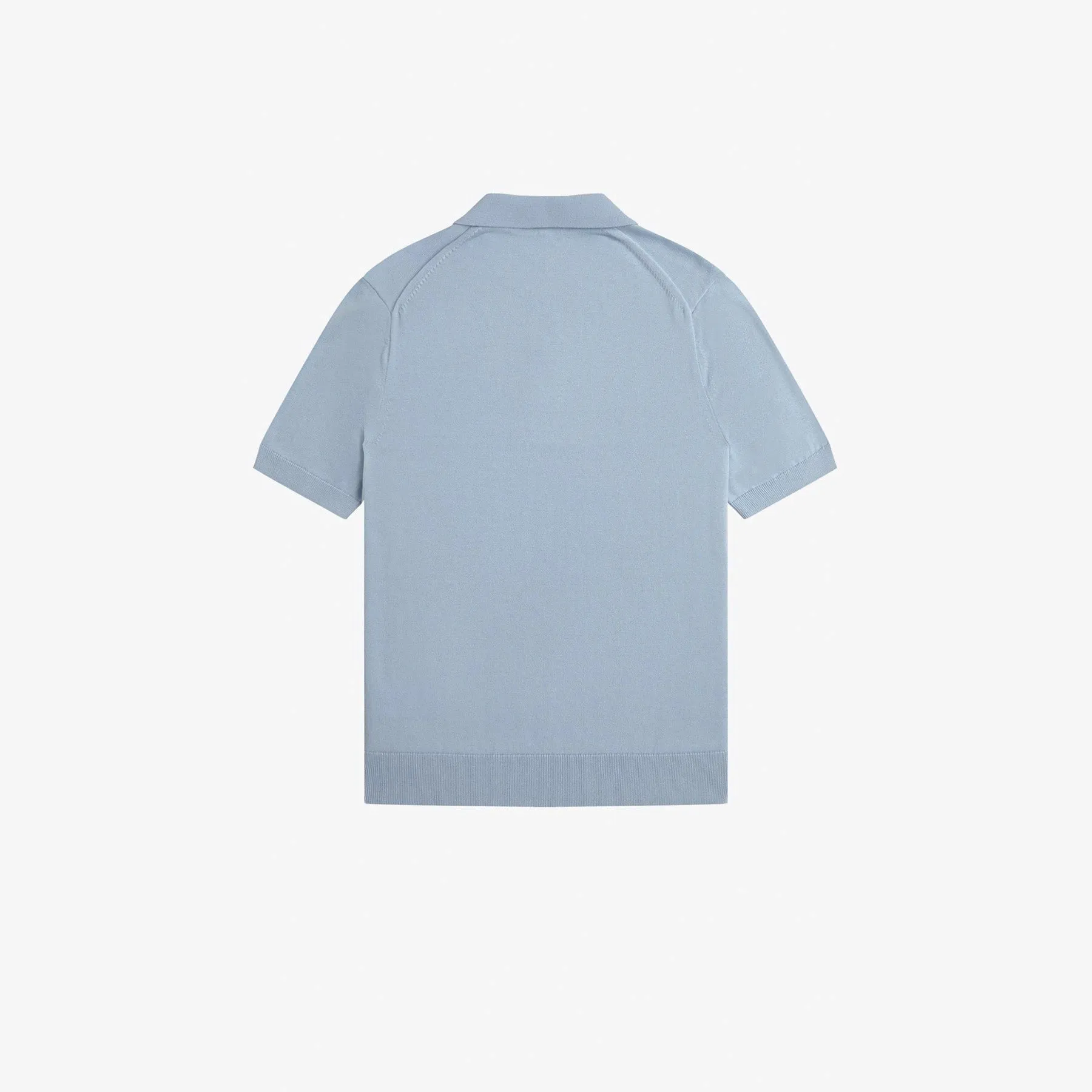 Fred Perry Cotton Knitted Shirt-Light Smoke-K9725-146