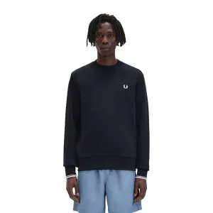Fred Perry Crew Neck Sweatshirt : Black
