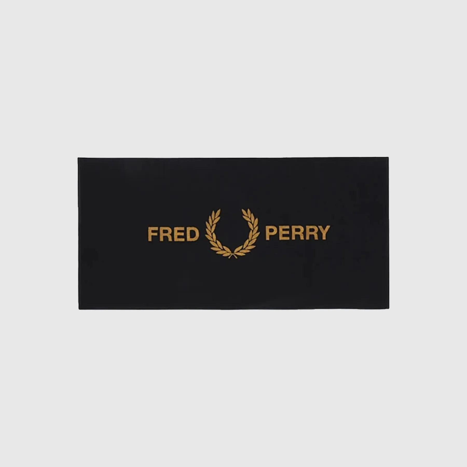 Fred Perry FLP Towel : Black/Dark Caramel