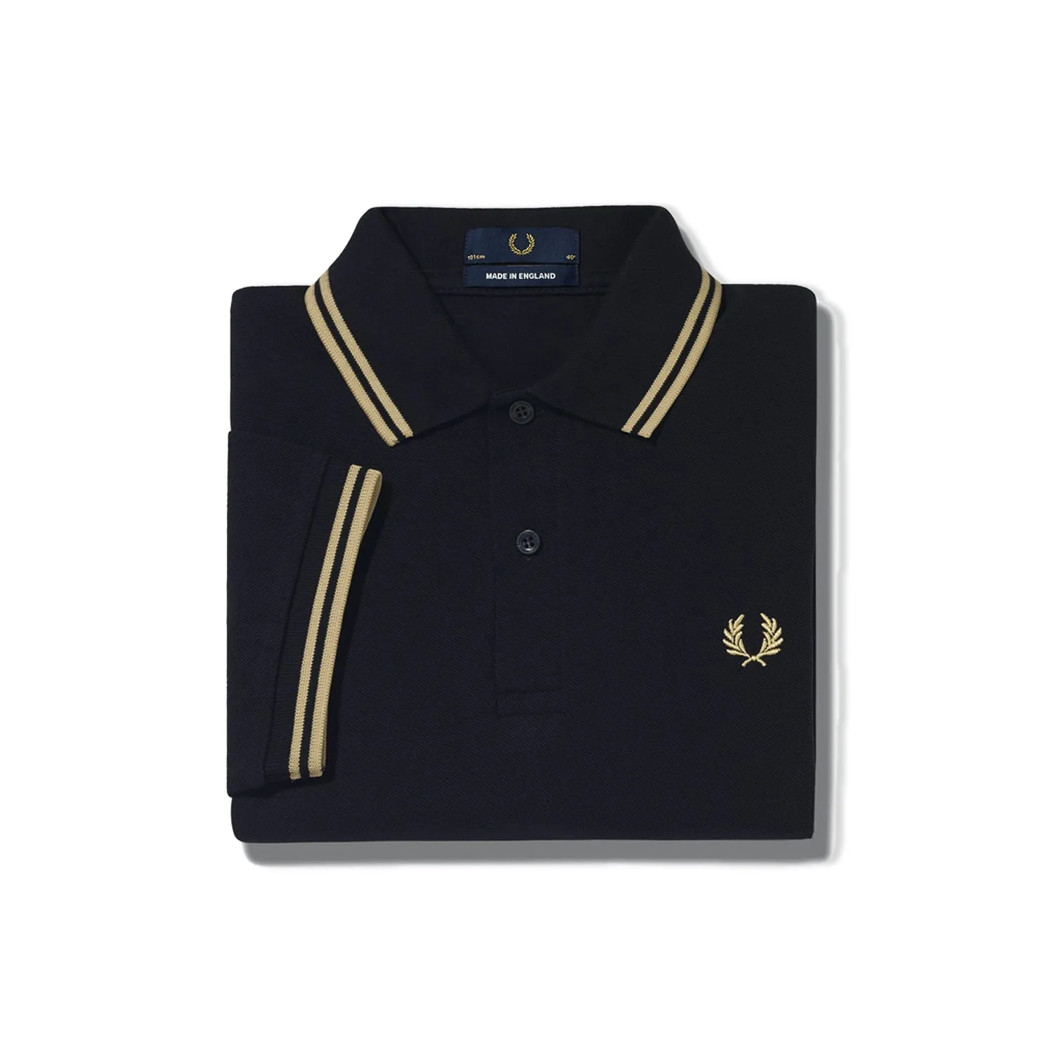 Fred Perry Made in England Twin Tipped Polo : Black