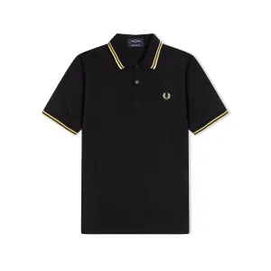 Fred Perry Made in England Twin Tipped Polo : Black