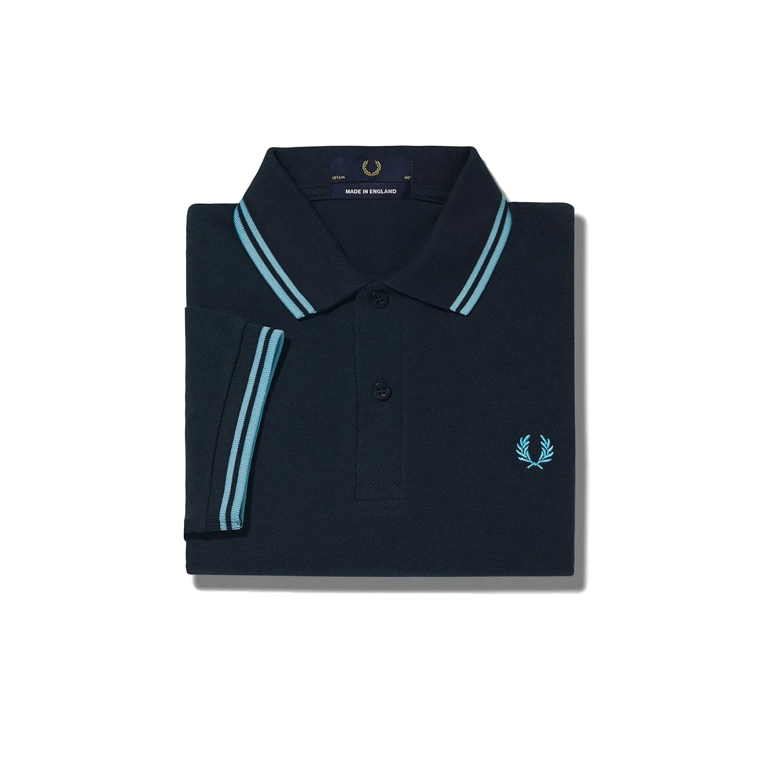 Fred Perry Made in England Twin Tipped Polo : Navy