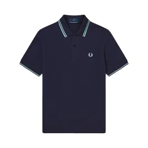 Fred Perry Made in England Twin Tipped Polo : Navy