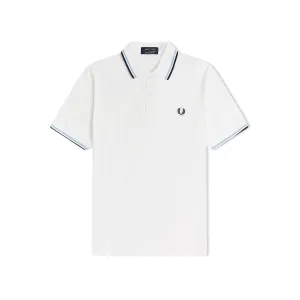 Fred Perry Made in England Twin Tipped Polo : White