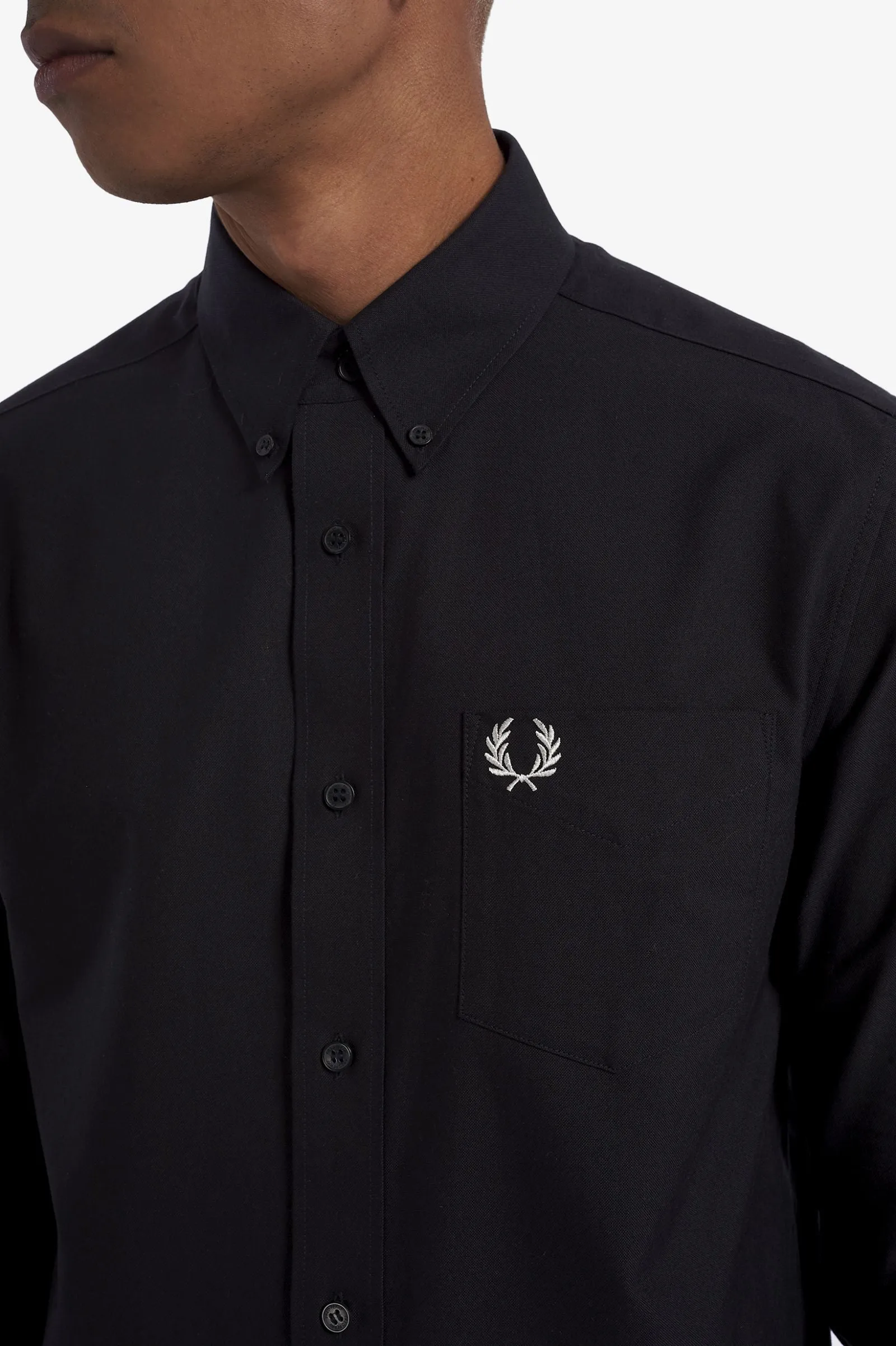 Fred Perry Oxford Shirt : Black