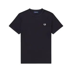 Fred Perry Ringer Tee : Navy
