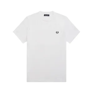 Fred Perry Ringer Tee : White