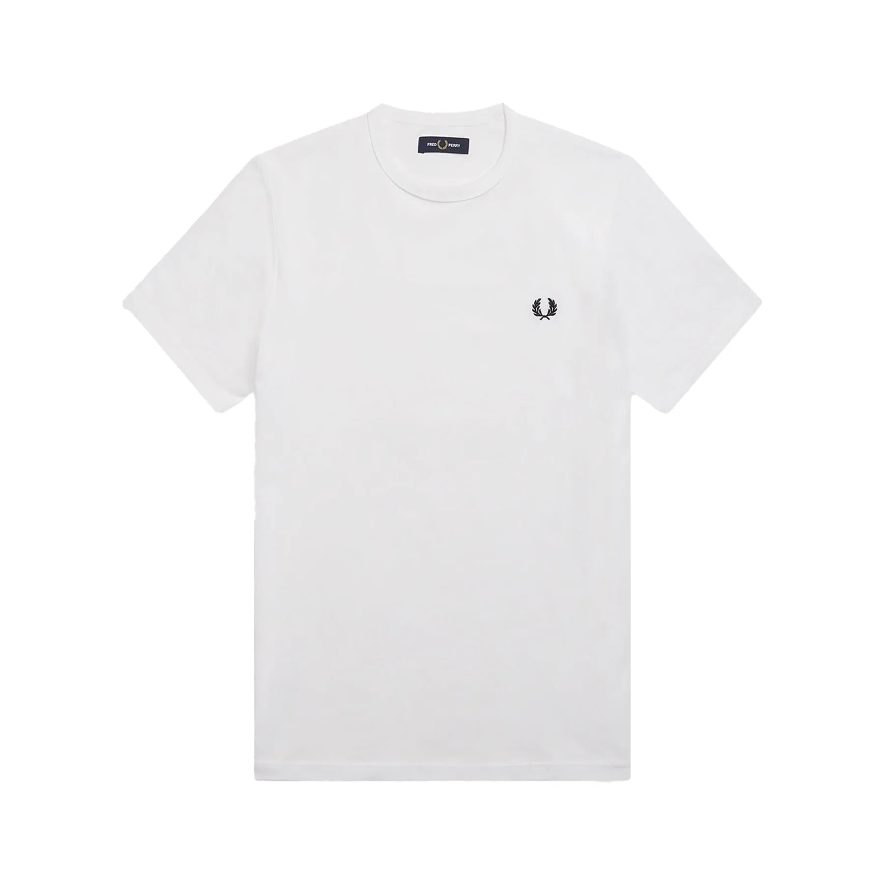 Fred Perry Ringer Tee : White