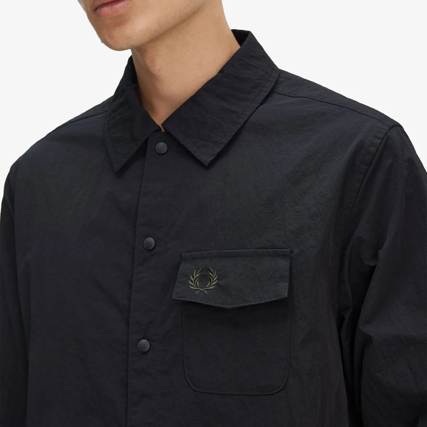 Fred Perry Snap Detail Shell Jacket