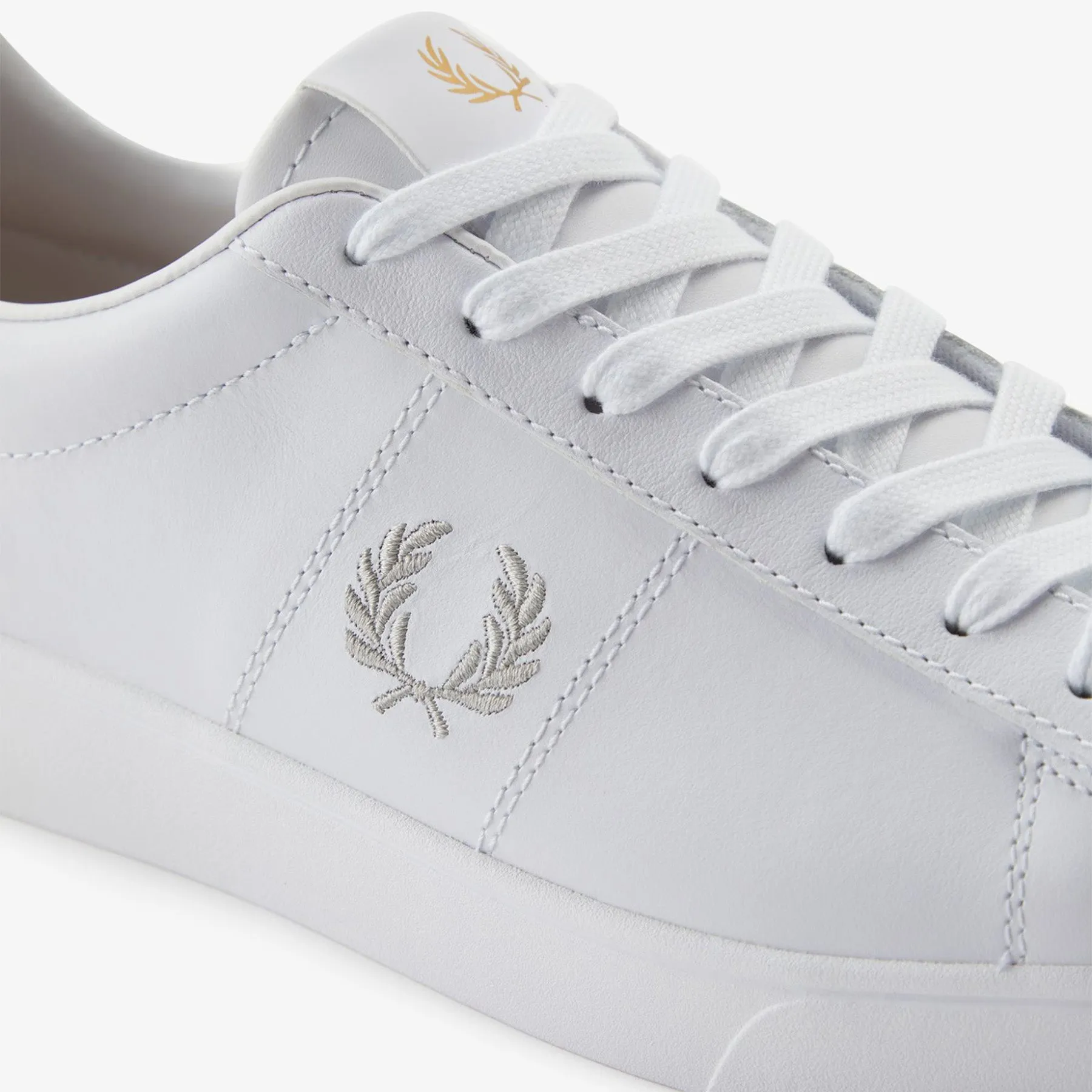 Fred Perry SpencerLeather-White-B4334-200
