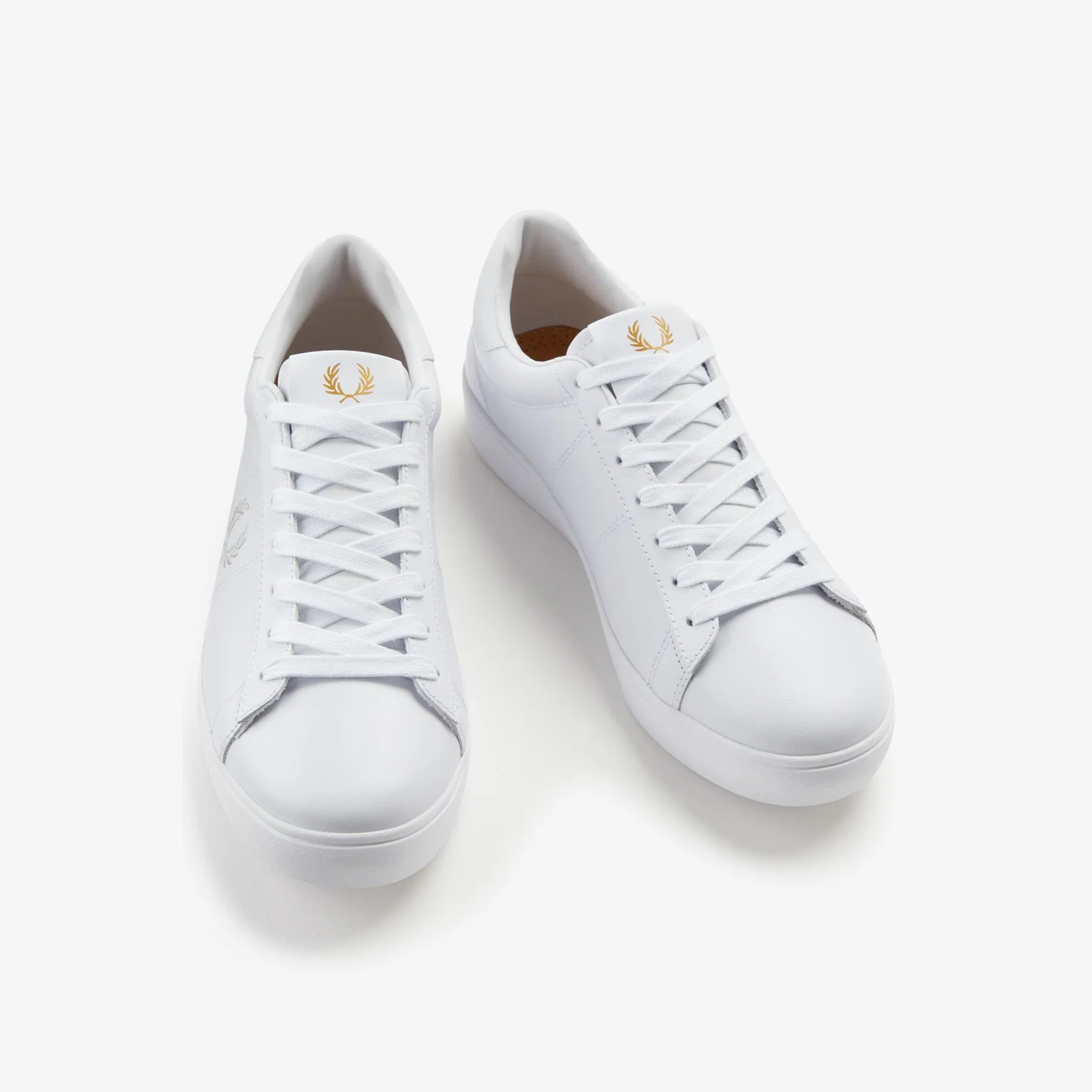Fred Perry SpencerLeather-White-B4334-200