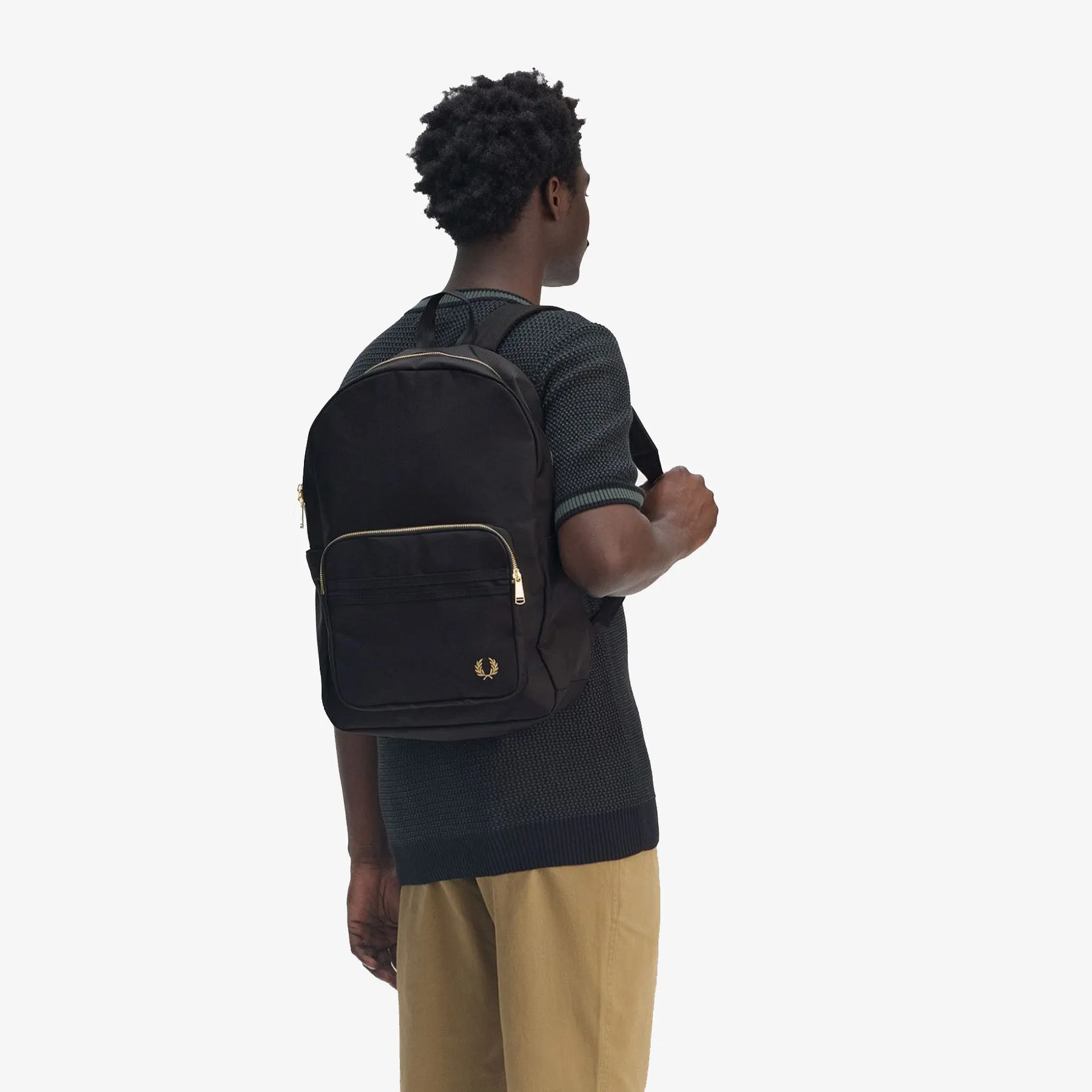 Fred Perry Textured Nylon Backpack