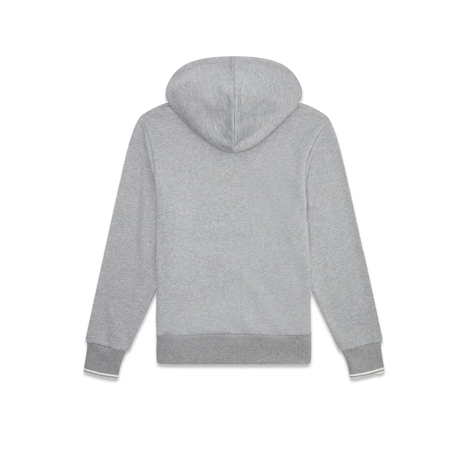 Fred Perry Tipped Hooded Sweatshirt : Steel Marl
