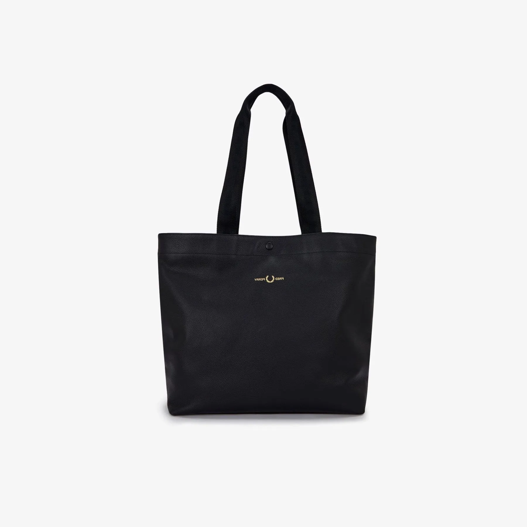 Fred Perry Tumbled Leather Tote Bag