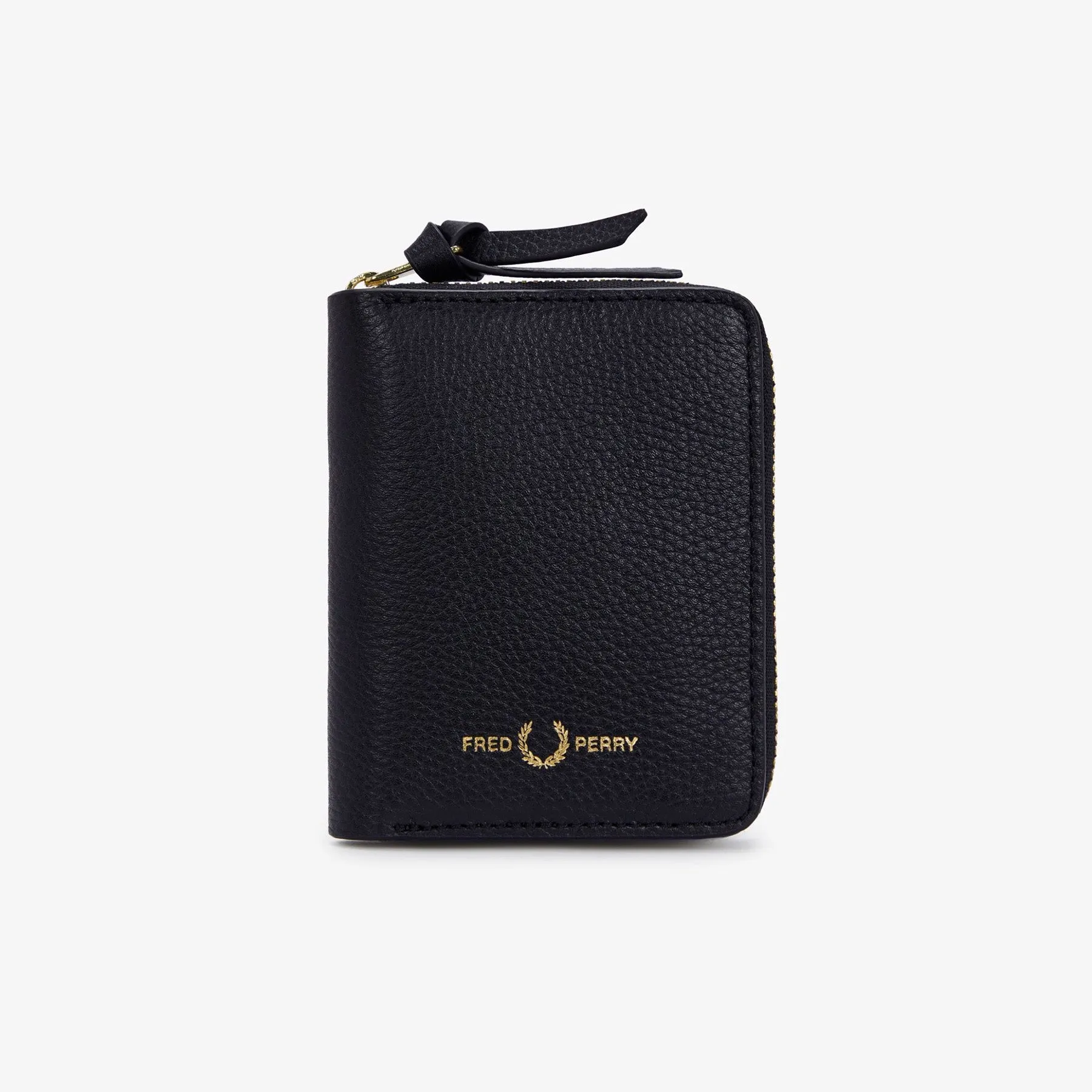 Fred Perry Tumbled Zip Around Wallet