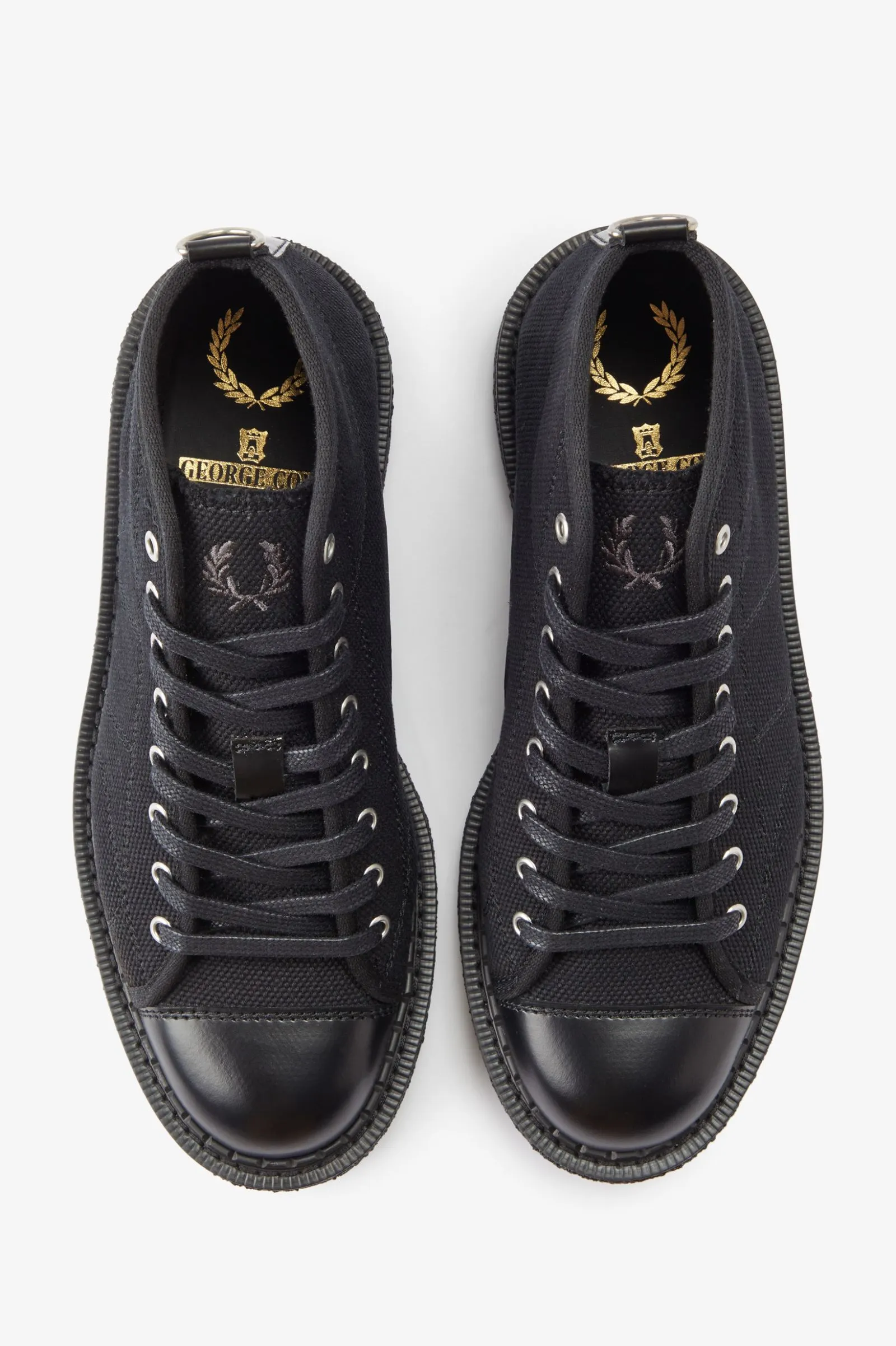 Fred Perry x George Cox Monkey Boot Heavy Canvas