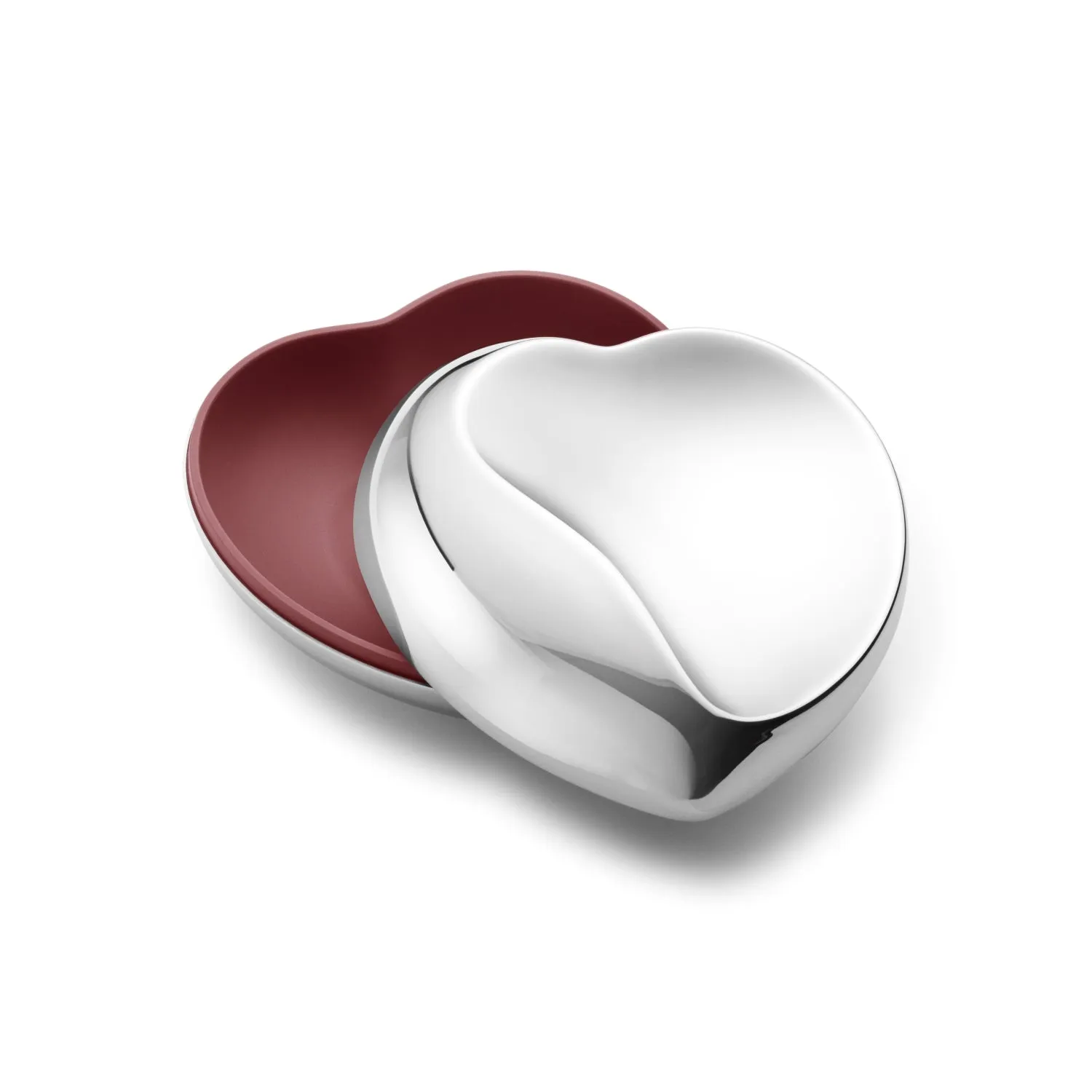 Georg Jensen Stainless Steel Large Heart Box