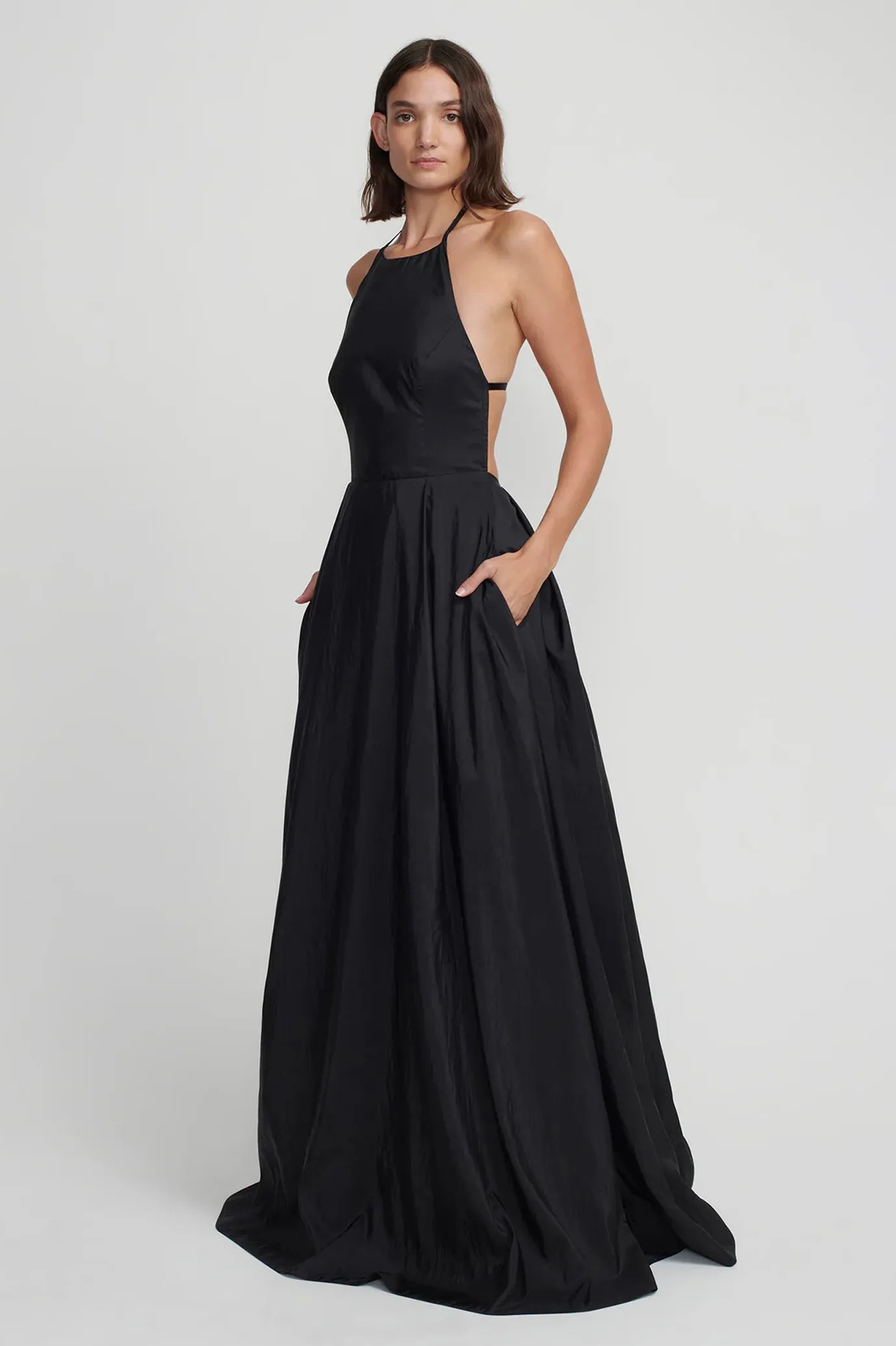 Gilda Gown Black by Hansen & Gretel