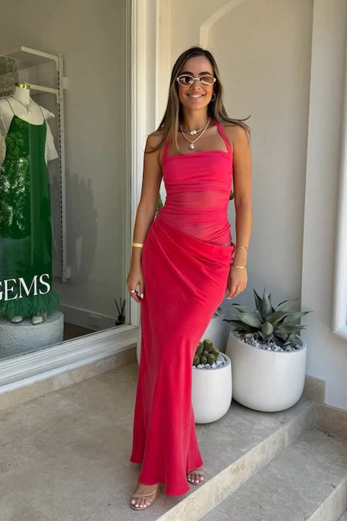 Gina Maxi Dress Watermelon by Benni