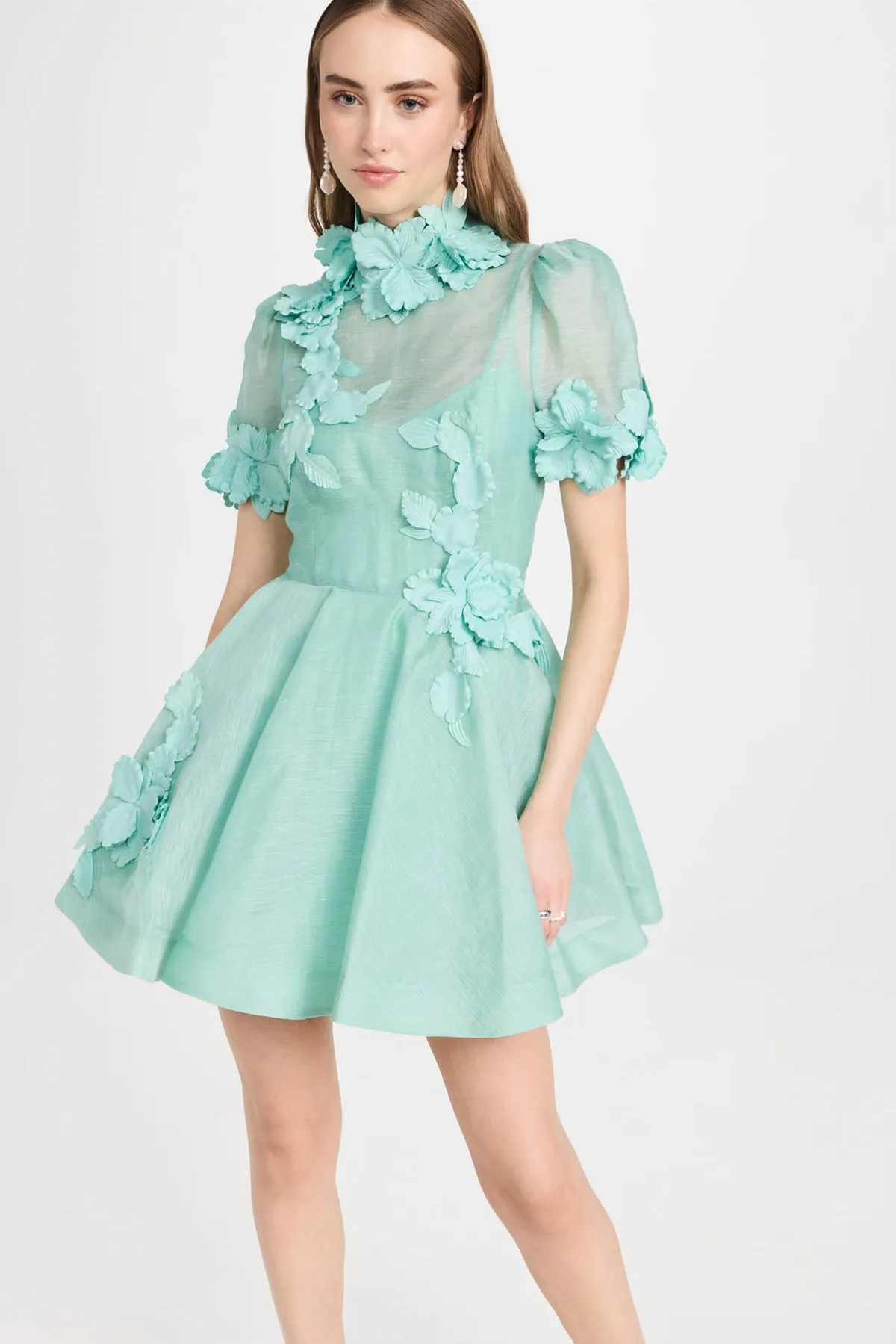 High Tide Lift Off Flower Mini Dress by Zimmermann