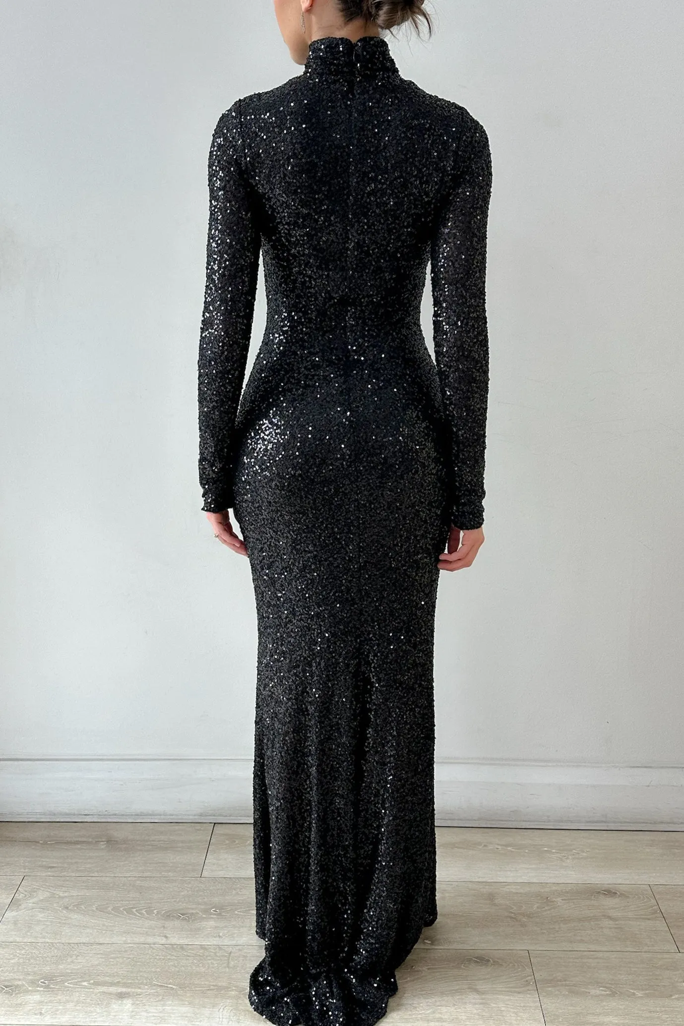 Inara Sequin Gown Black by HSH