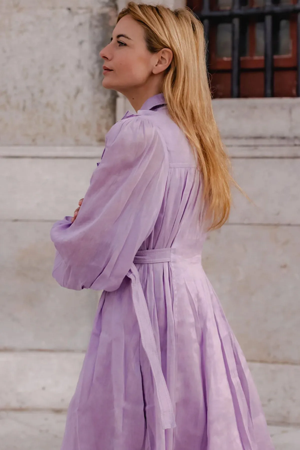 Iris Pleated Bib Midi Dress by Aje