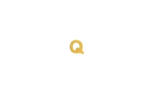 IX Q 22K Gold Plated Stud