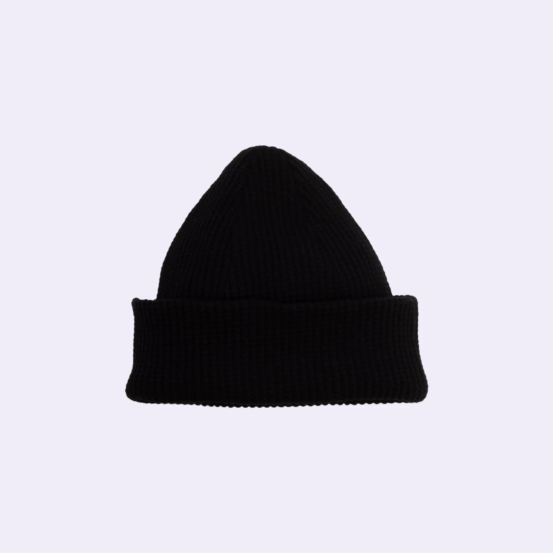 Jackman Waffle Knit Cap Black