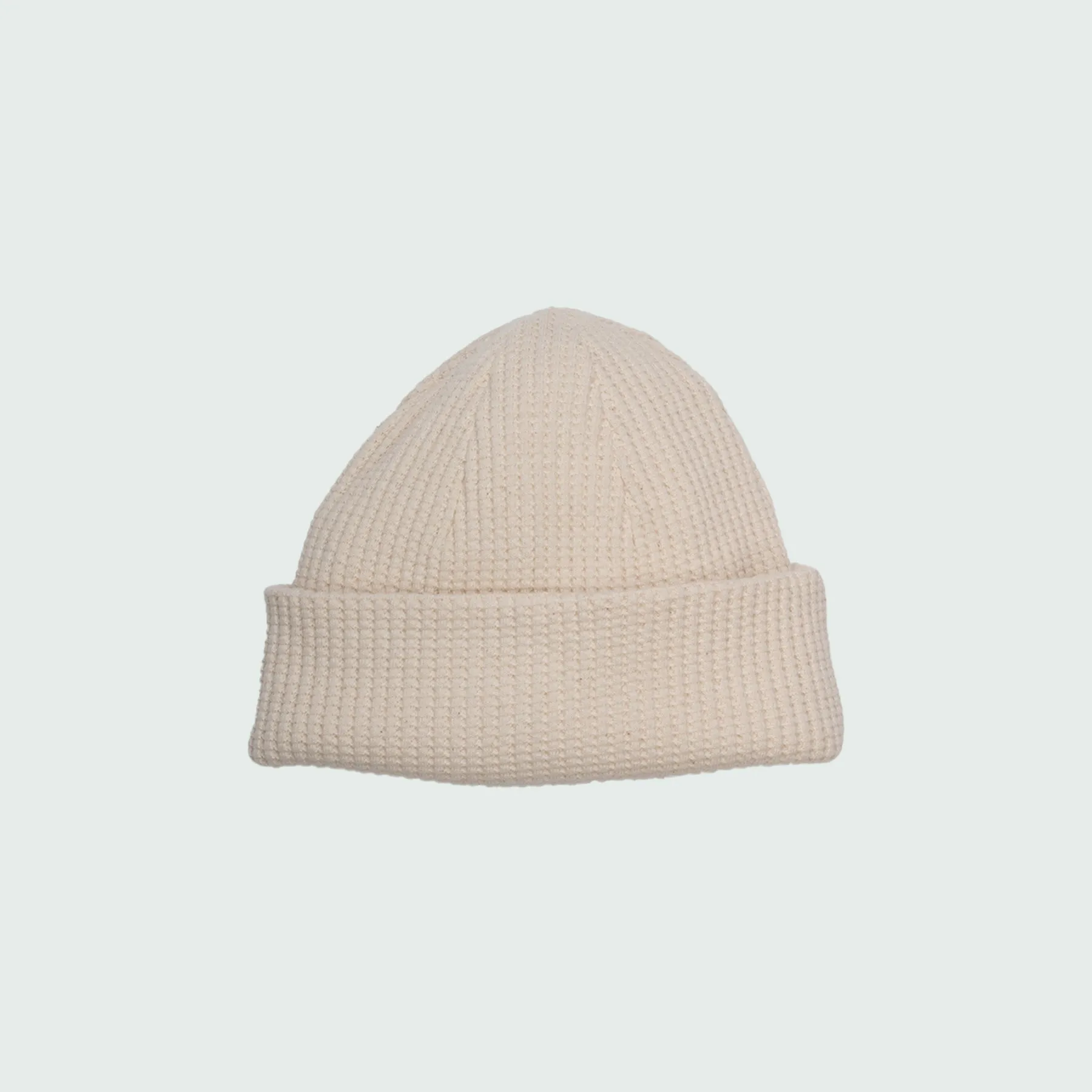 Jackman Waffle Knit Cap Ivory