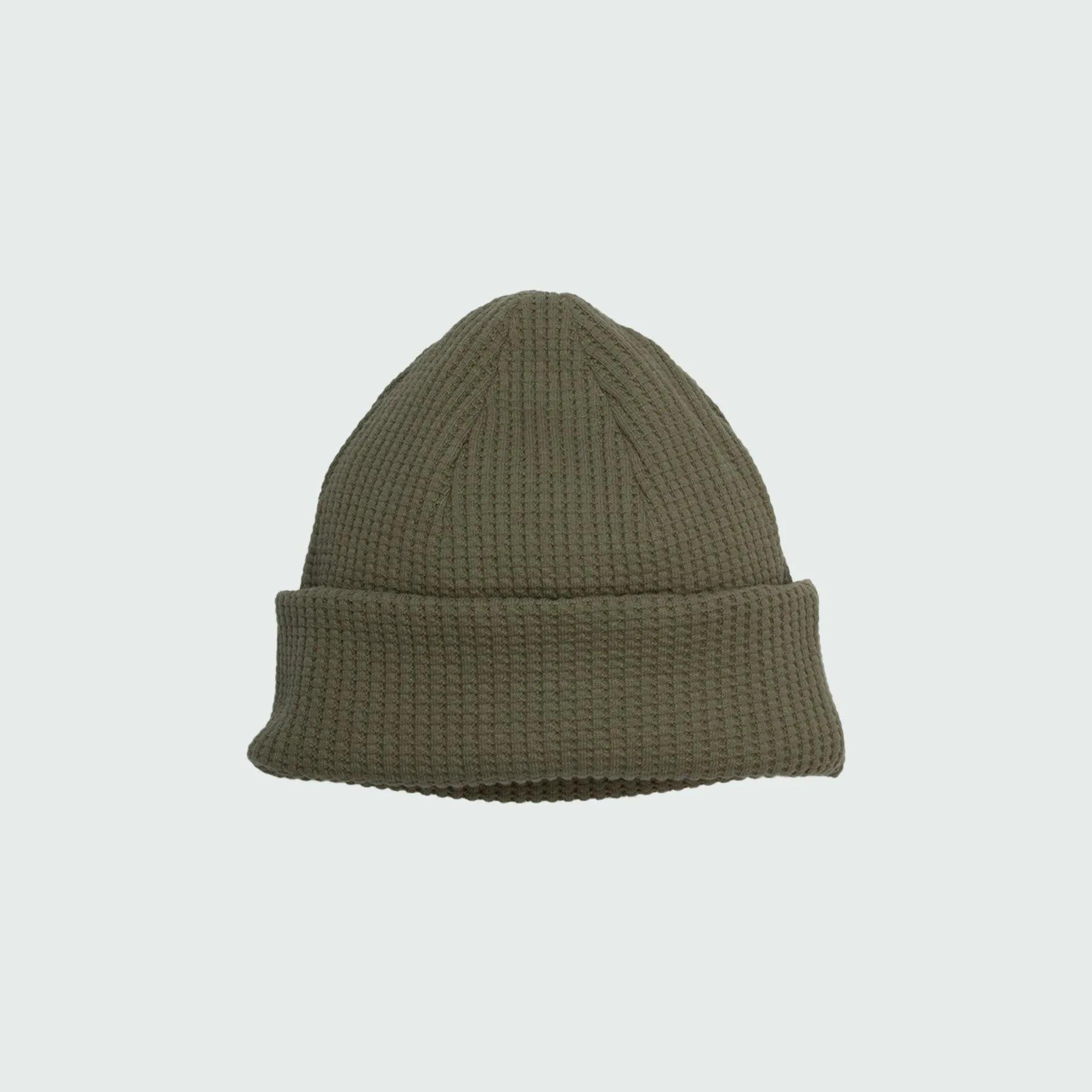 Jackman Waffle Knit Cap Olive