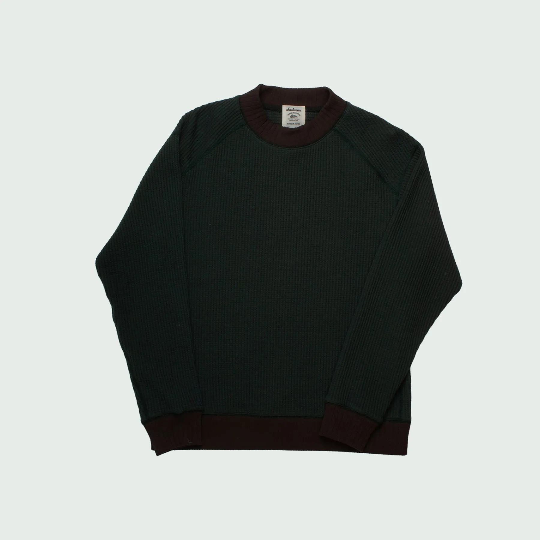 Jackman Waffle Mid-Neck Ivy, Wood