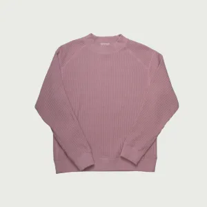 Jackman Waffle Mid-Neck Smoky Pink