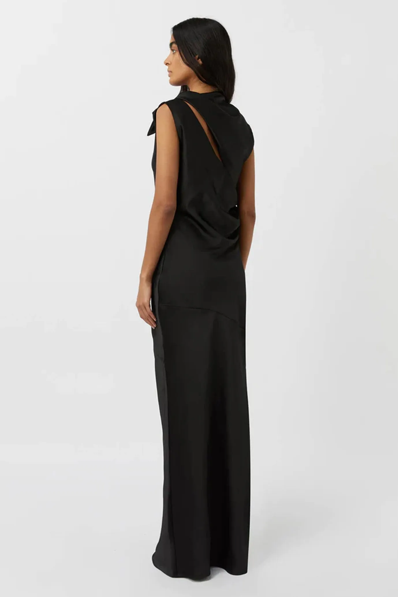 Karsten Knot Dress Black by Camilla and Marc
