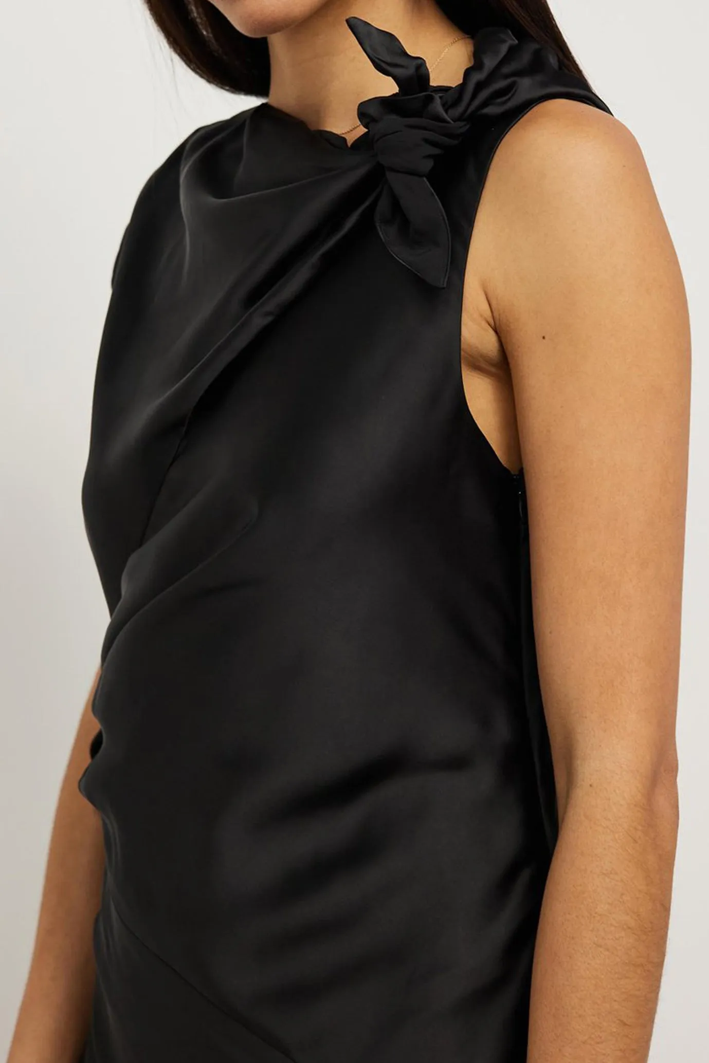 Karsten Knot Dress Black by Camilla and Marc