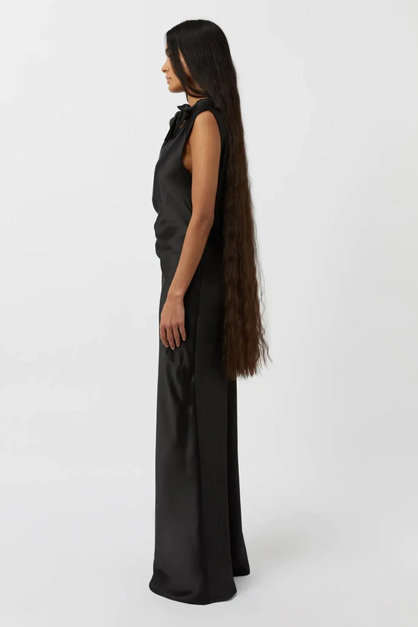 Karsten Knot Dress Black by Camilla and Marc
