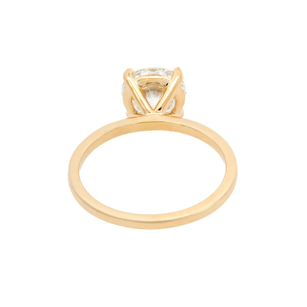 Lab-Grown Diamond Four Prong Solitaire Engagement Ring