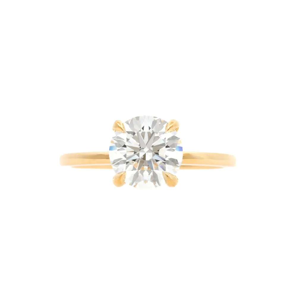 Lab-Grown Diamond Four Prong Solitaire Engagement Ring