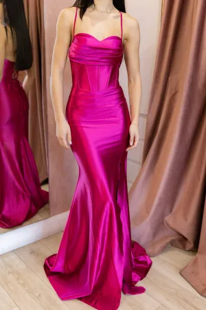 Lamour Gown Electric Pink by HSH