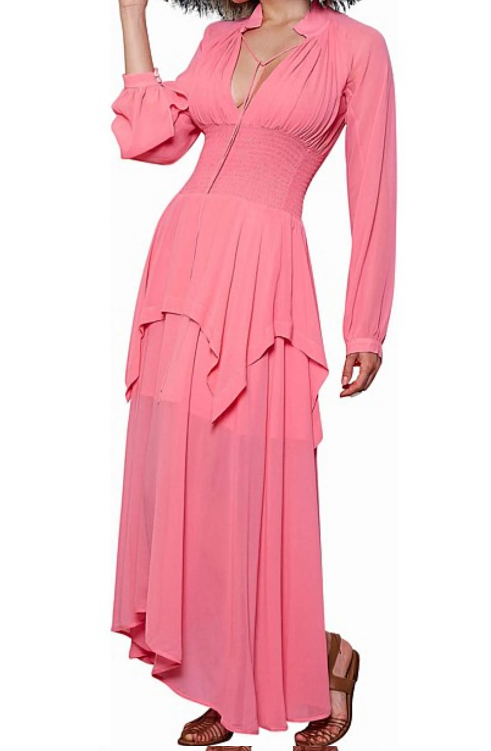 Layered Stem Dress Pink by KITX
