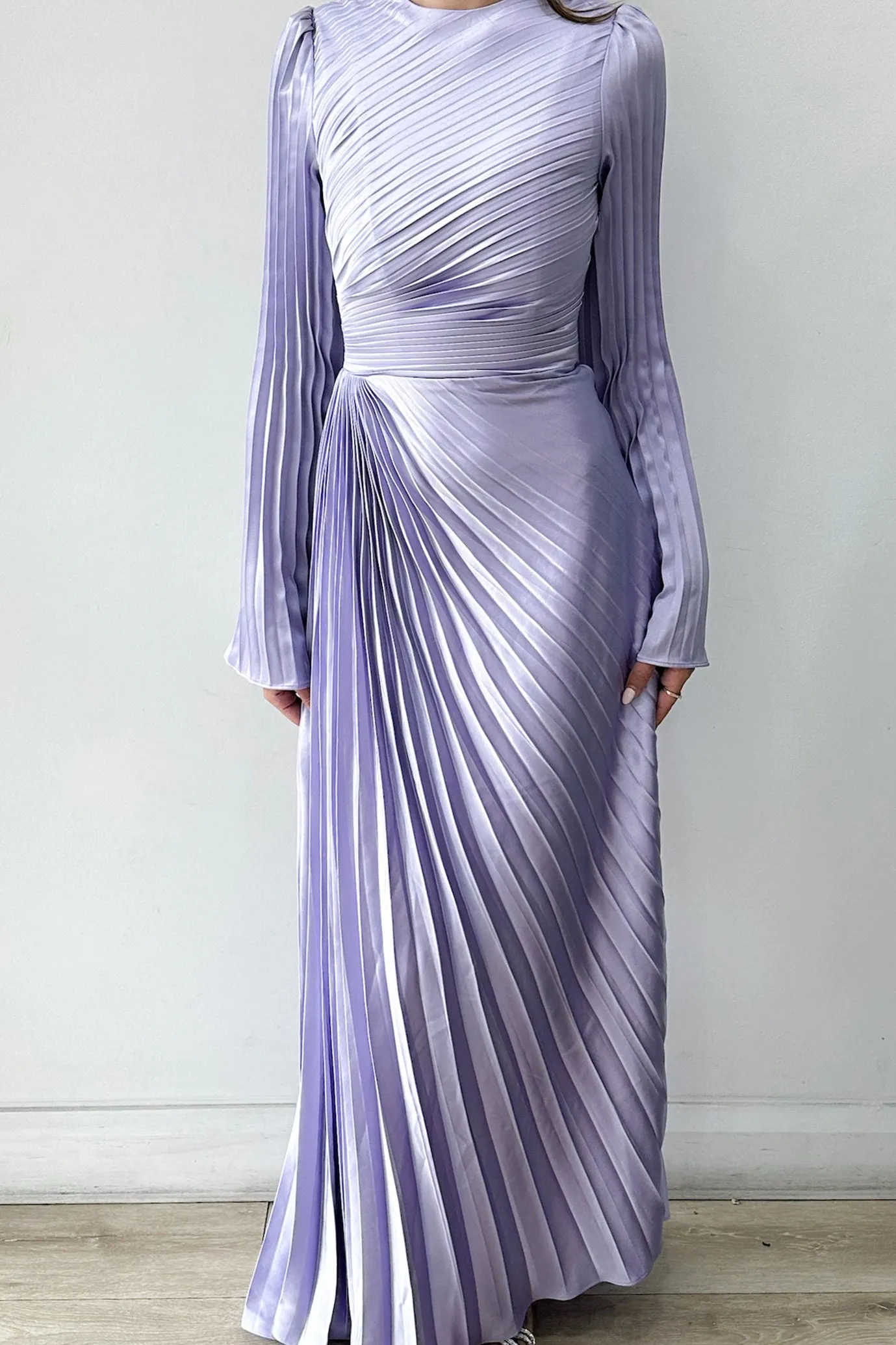 Layla Shimmer Gown Lavender by HSH