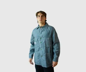 Left Field Coal Breaker Chambray Chore Jacket : Indigo