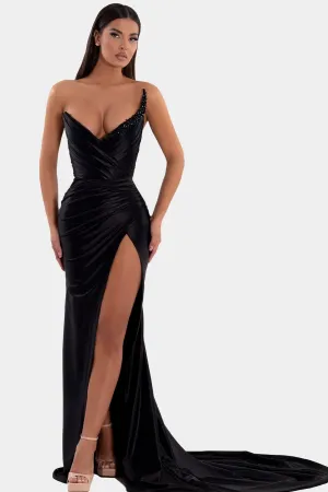 Long Black Dress by Albina Dyla