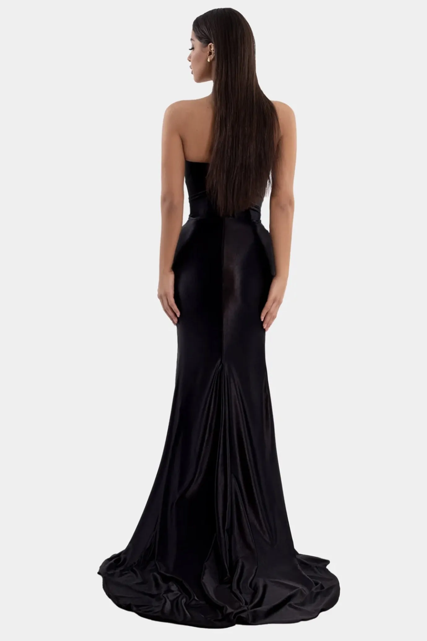 Long Black Dress by Albina Dyla