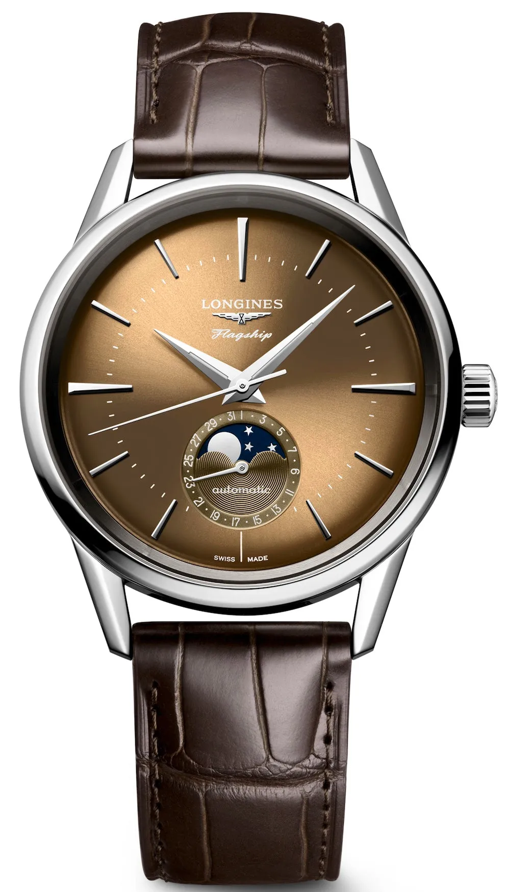 Longines Flagship Heritage Sunray Beige Mens Watch