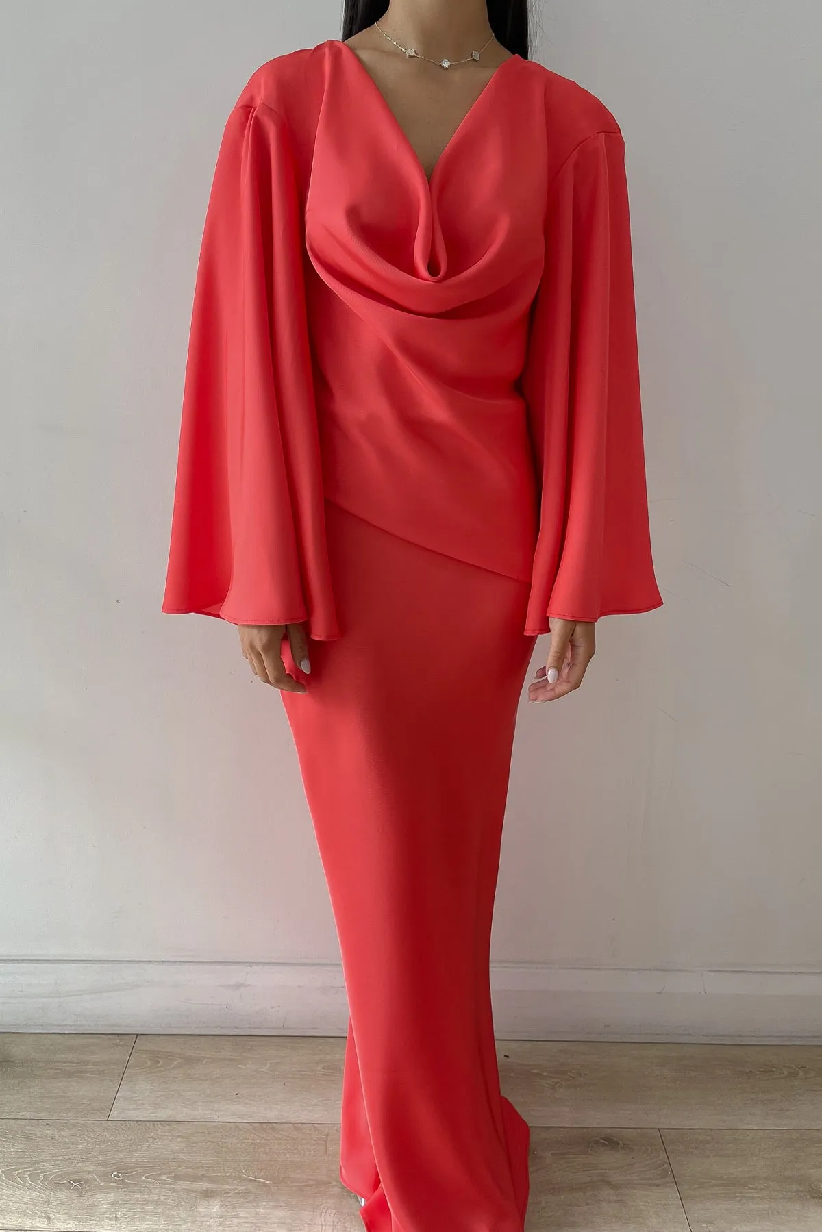 Lucy Coral Dress by HSH