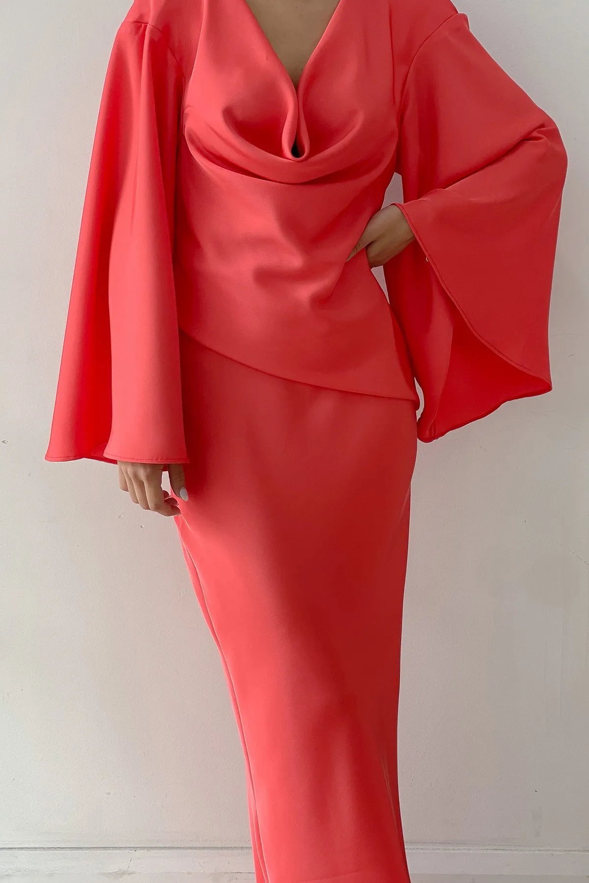 Lucy Coral Dress by HSH