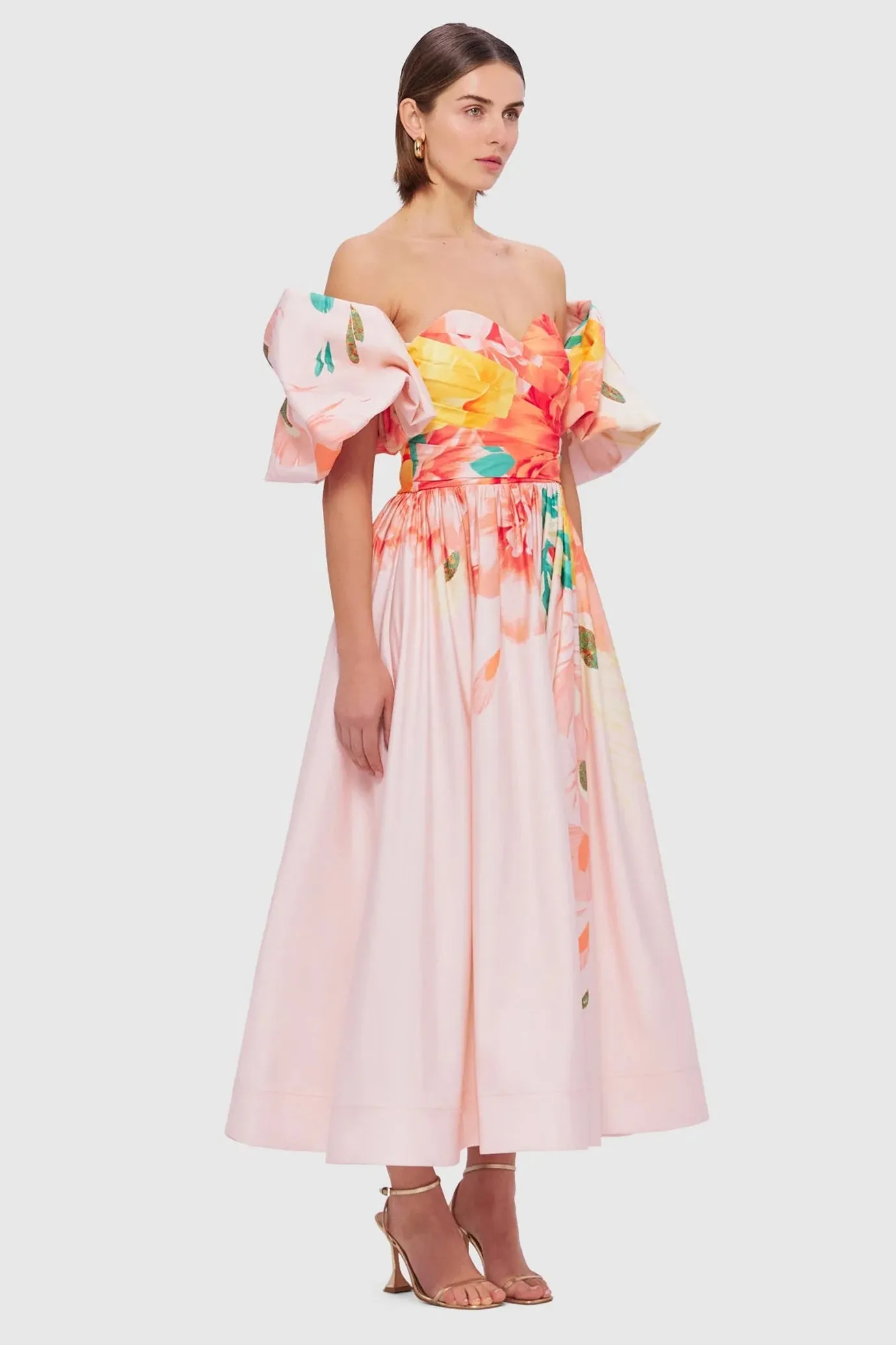 Maevis Midi Dress by Leo Lin